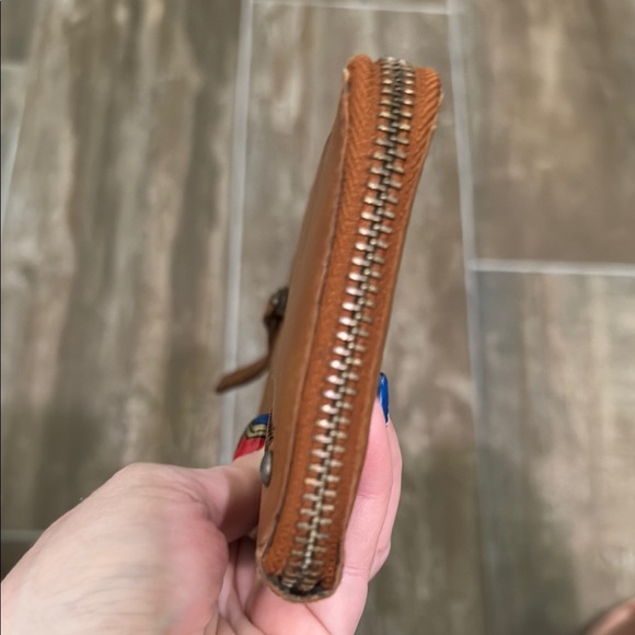 Free People Camel Leather Pouch - Picture 6 of 14